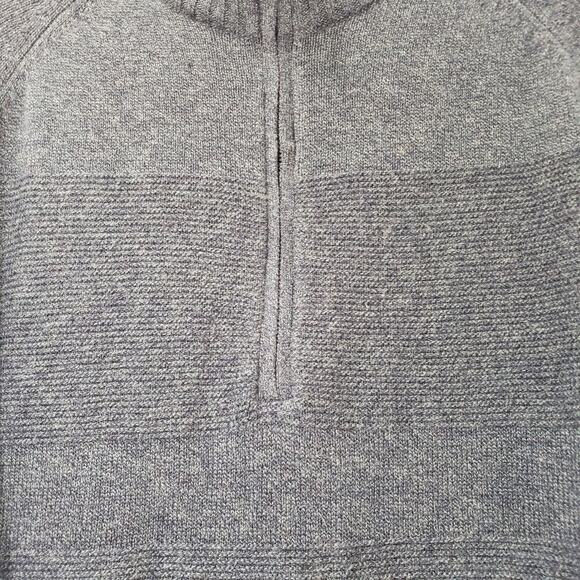 SMARTWOOL 1/2 Zip Pullover Merino Wool Blend Sweater Green Men's Size Large - Picture 4 of 12